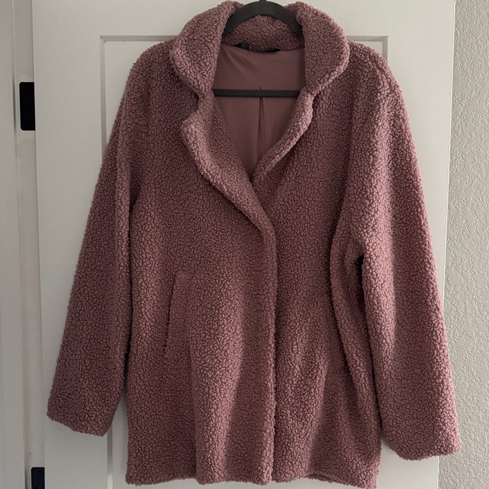 Stoosh Mauve Teddy Jacket